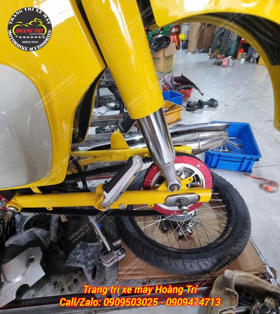 Trọn bộ dây Cuaro thay thế nhông sên dĩa Super Cub 125 Thái Lan